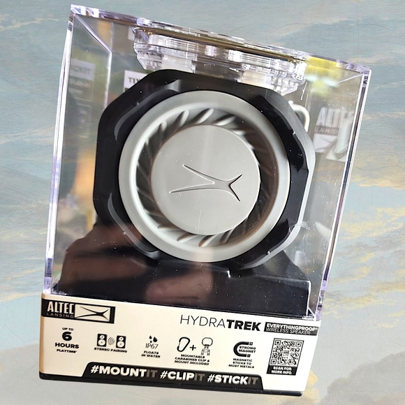 Altec Lansing HydraTrek Black Wireless Speaker - Picture 2 of 6